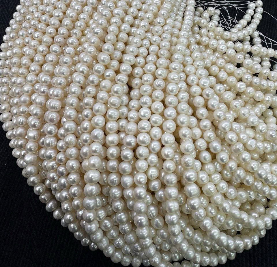 Жемчуг речной А размер 8-9мм
